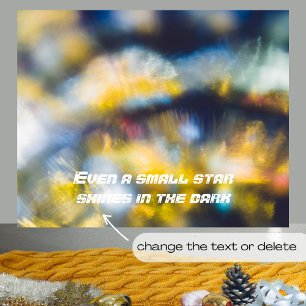 Póster Luces cósmicas de baile