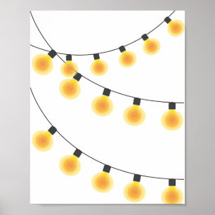 Póster Luces de cadena