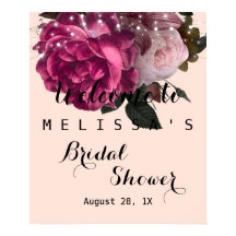 Luces de Cadenas Flores Burdeos Despedida de Solte