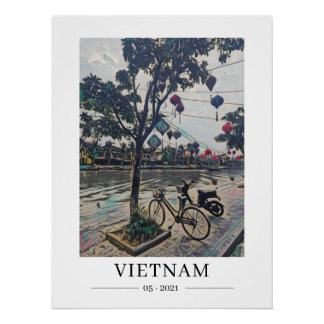 Póster Luces de Hoi An Vietnam