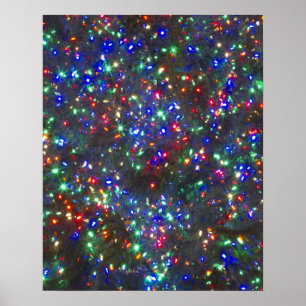 Póster Luces de navidad, Portland, Oregón