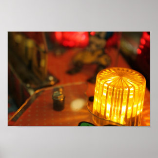 Póster Luces de Pinball