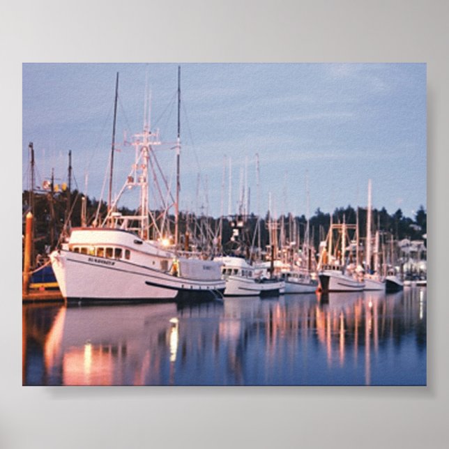 Póster Luces de puerto (Frente)