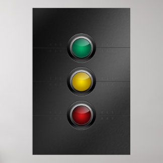 Póster Luces de tráfico