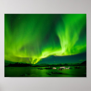 Póster Luces del Norte de Islandia