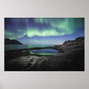 Póster Luces del Norte Noruega