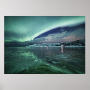 Póster Luces del Norte Noruega