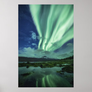Póster Luces del Norte Noruega