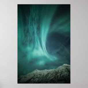Póster Luces del Norte Noruega