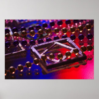 Póster Luces del Poster de abstración