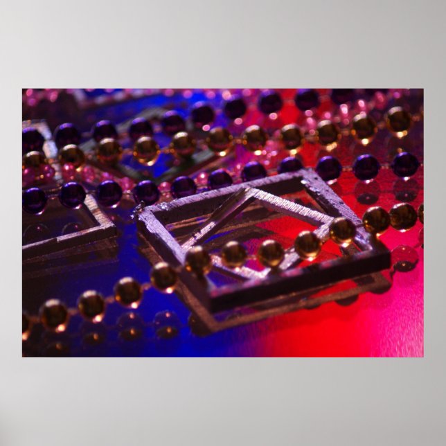 Póster Luces del Poster de abstración (Frente)