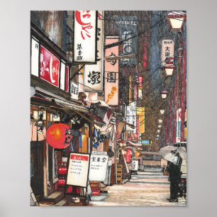 Póster Luces en la nieve