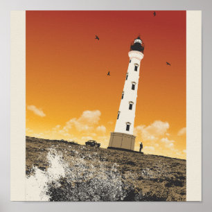 Póster Luces hacia fuera