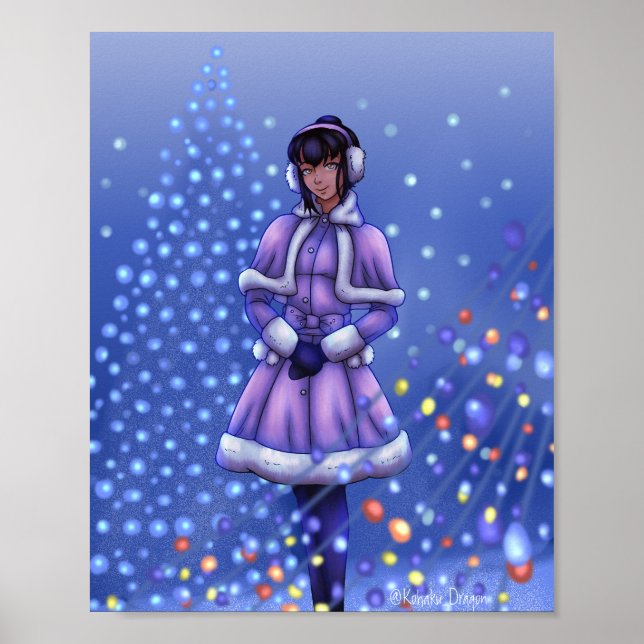 Póster Luces navidades (Frente)