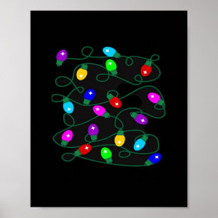 Póster Luces navidades - Vamos a encender luces - Merry &