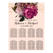 Luces rusticas Borgoña floral