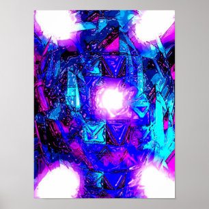 Póster Luces submarinas