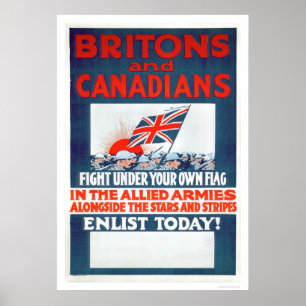 Póster Lucha bajo tu propia bandera (US02106)