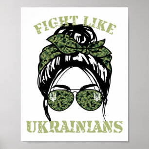 Póster Lucha como ucraniano 2