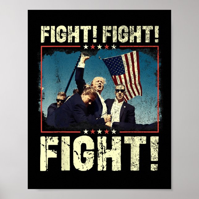 Póster Lucha contra Donald Trump en 2024 (Frente)