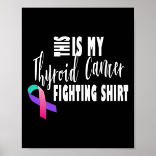 Póster Lucha contra el cáncer Conciencia sobre el cáncer