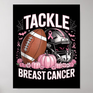 Póster Lucha contra el cáncer de mama Fútbol Awaren por e
