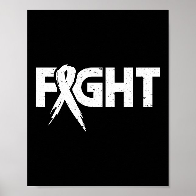 Póster Lucha contra el cáncer de pulmón (Frente)