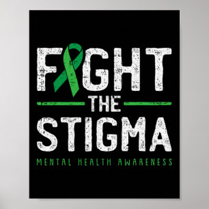 Póster Lucha contra el estigma: conciencia sobre la salud