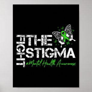 Póster Lucha contra el estigma Suicidio de Sensibilizació