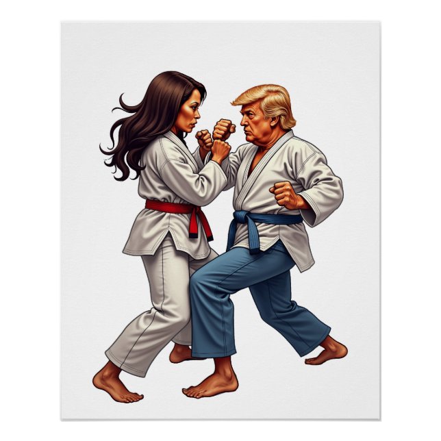 Póster Lucha contra Kamala Trump 2024 (Anverso)