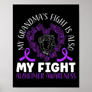 Póster Lucha contra la conciencia del Alzheimerheimer