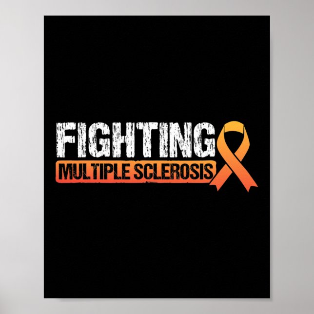 Póster Lucha contra la esclerosis múltiple (Frente)