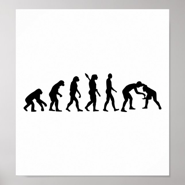 Póster Lucha contra la evolución (Frente)