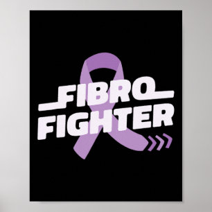 Póster Lucha contra la Fibromilagia Aumenta Conciencia Me