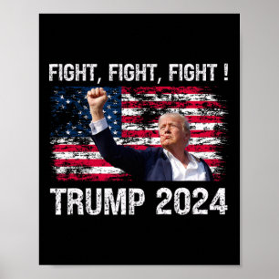 Póster Lucha contra la guerra de 2024 - Elección presiden