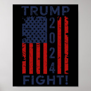 Póster Lucha contra la guerra de 2024 - Elección presiden