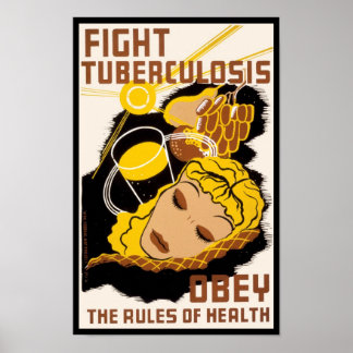 Póster Lucha contra la tuberculosis