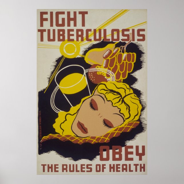 Póster Lucha contra la tuberculosis (Frente)