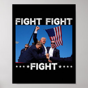Póster Lucha contra la victoria de Trump en 2024