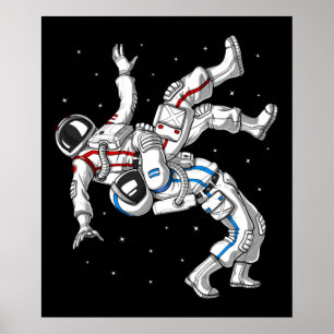 Póster Lucha contra los astronautas