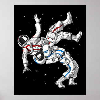 Póster Lucha contra los astronautas