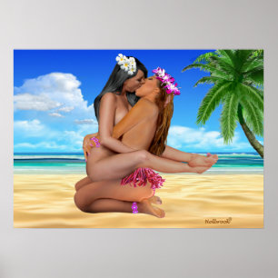 PÓSTER LUCHA DE BESOS