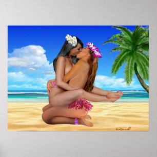 PÓSTER LUCHA DE BESOS