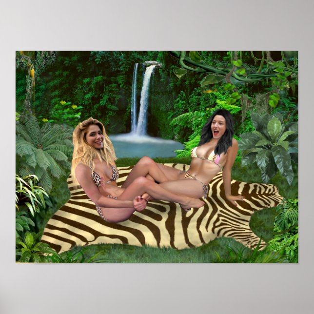 PÓSTER LUCHA DE COSQUILLAS NENAS (Frente)