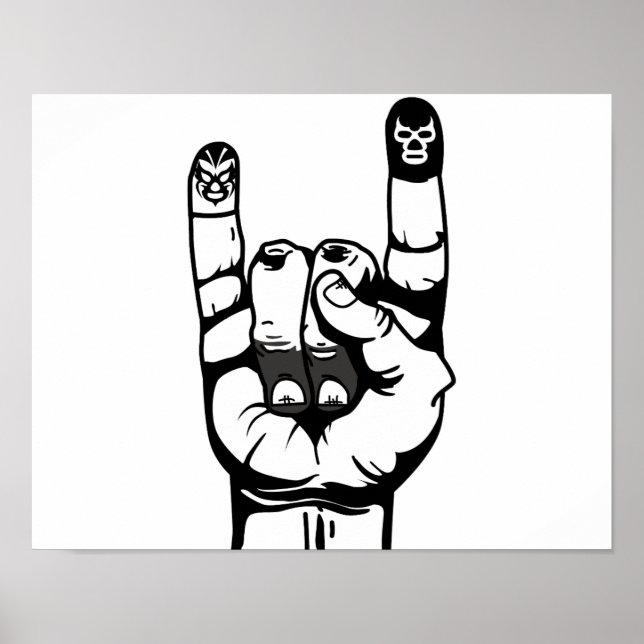 Póster lucha de dedos (Frente)