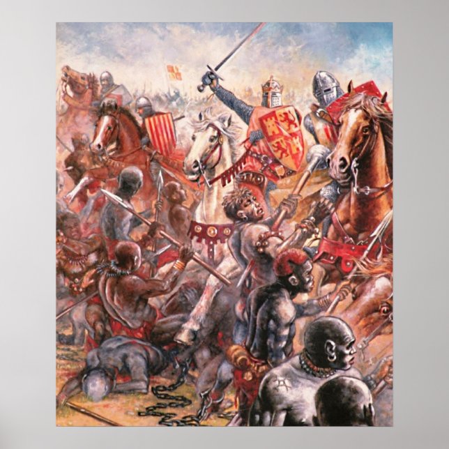 Póster Lucha de los cruzados (Frente)