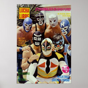Póster Lucha Libra Group Shot