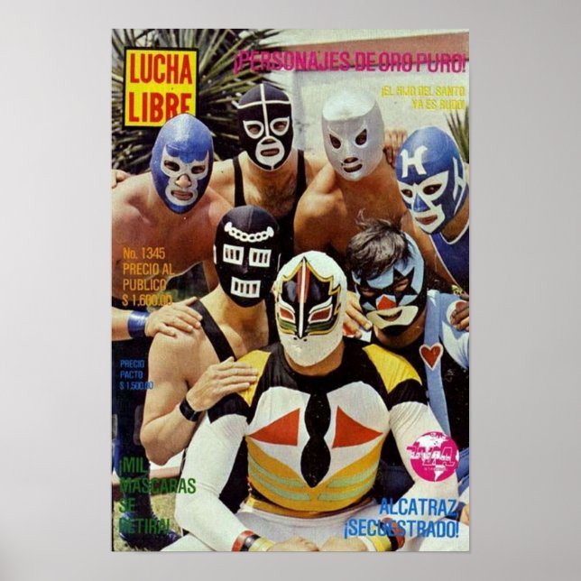 Póster Lucha Libra Group Shot (Frente)