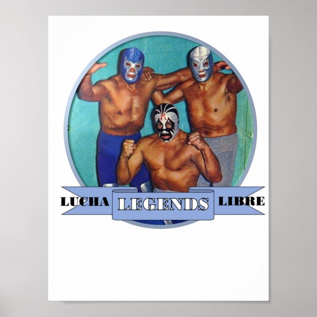 PÓSTER LUCHA LIBRE LEGENDS (Frente)