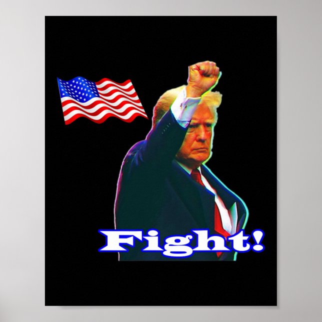 Póster Lucha Patriota Trump  (Frente)